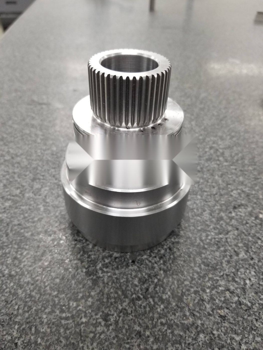 Input shaft with external spline
